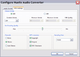 Audio Recorder - Fine-tuning the MPEG Layer3 (MP3) compressor