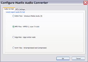 Audio Recorder - Fine-tuning the Windows Media Audio (WMA) compressor